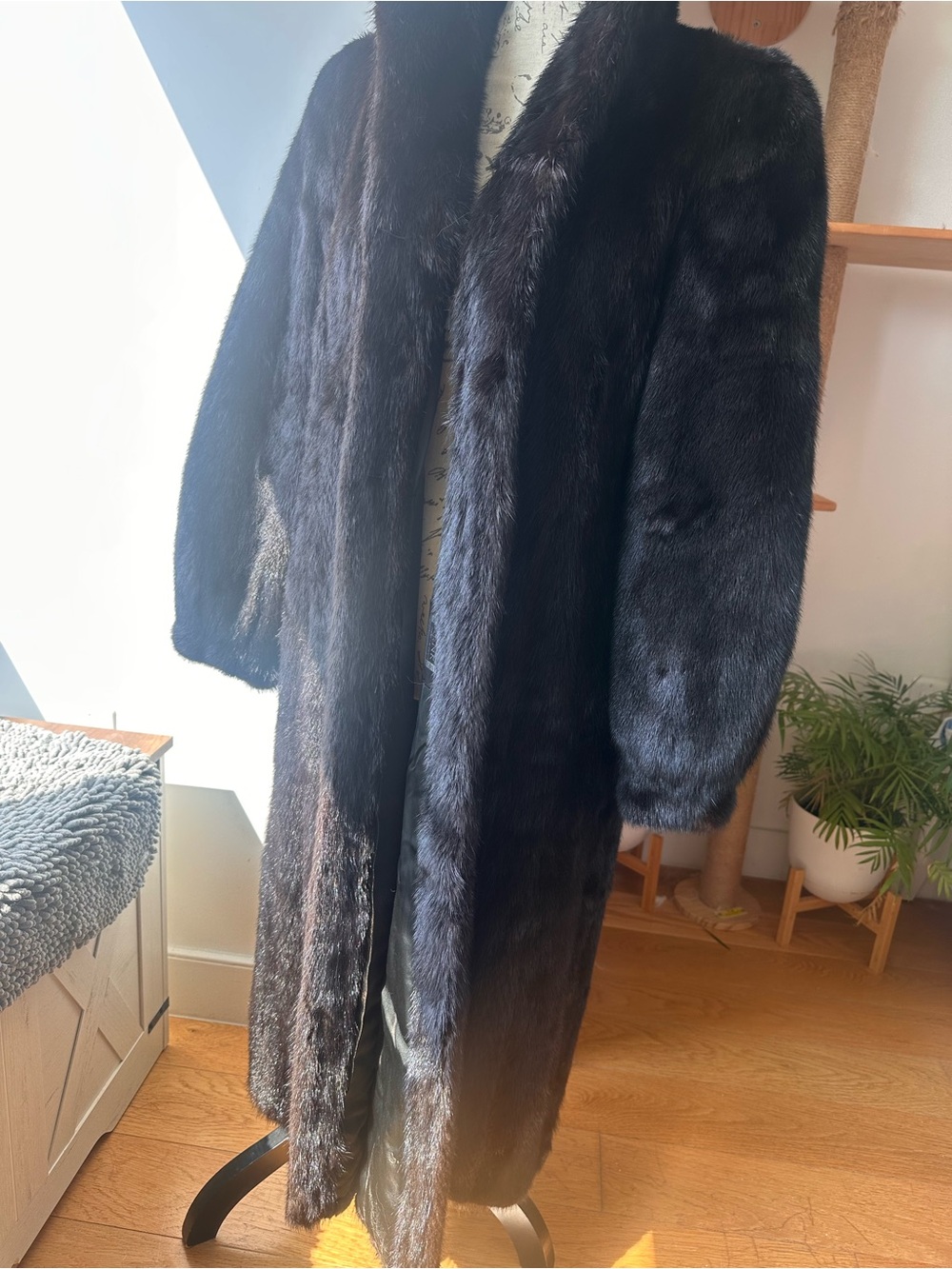 Vintage long SAGA Mink long coat